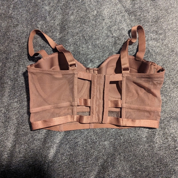Victoria’s Secret Very Sexy Satin Balconette Bustier Crop Top bra mauve - Picture 6 of 8